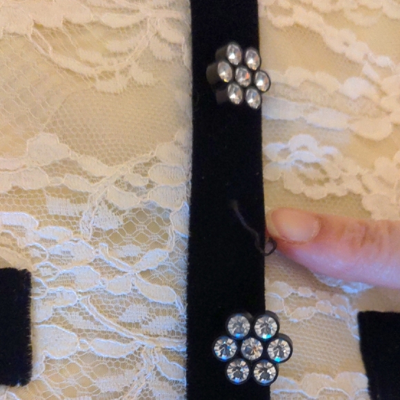 Vintage Miss O by Oscar de la Renta Lace & Velvet Dress Size Small - Picture 12 of 13